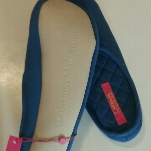 Catherine Malandrino slippers, size L 9-10, blue - Picture 3 of 4